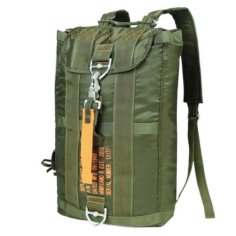 Durable all purpose backpack lightweight carrying parachute bag used for outdoor hunting trips hiking school carrying adventures Y240927
