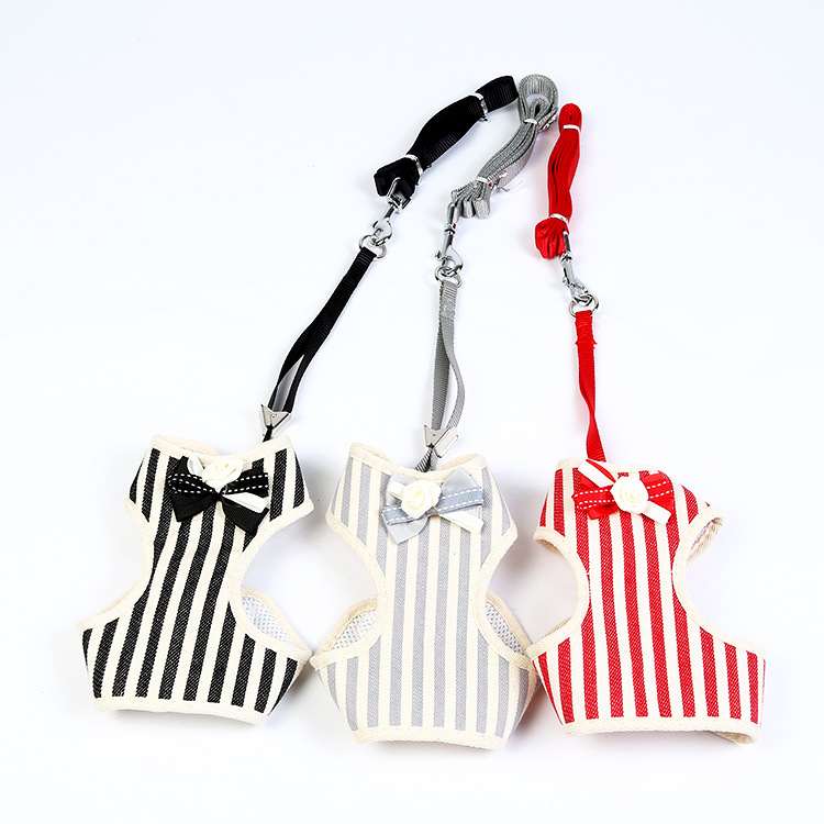 Harness And Leashes Pet Collar Leash With Handbag Soft Dog For Small Medium Dogs Poodle