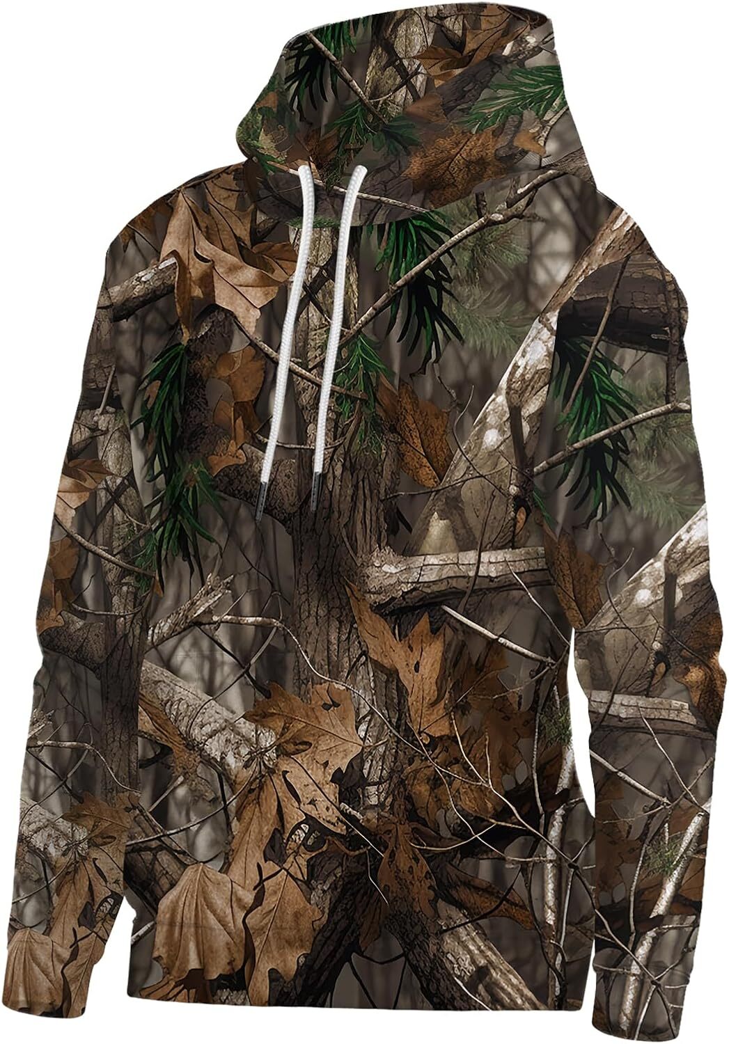Hoodie for Mens Womens Mens Classic Hunting Camo Pullover Hoodie, Fleece Hooded Sweatshirts Graphic Hoodies sweatshirt