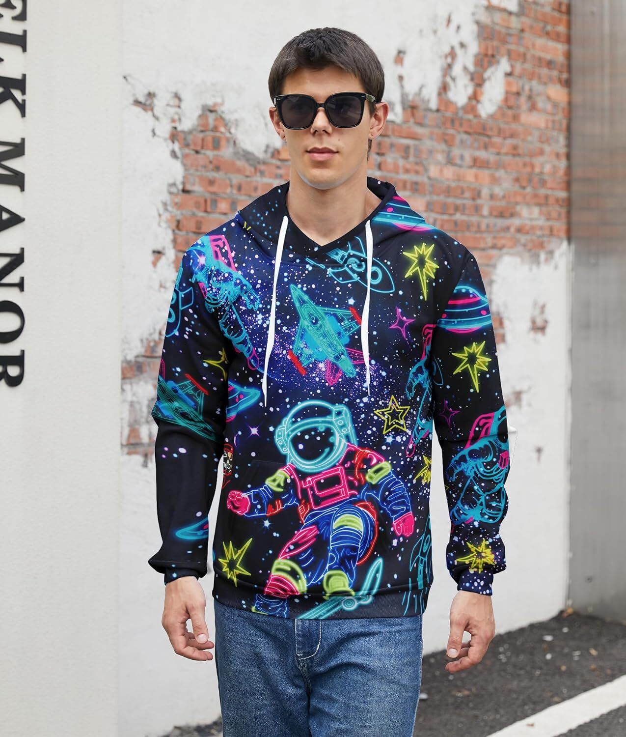 Hoodie for Mens Womens 3D Novelty Hoodies Pullover Sweatshirt Graphic Print With Pockets Graphic Hoodies sweatshirt fashion
