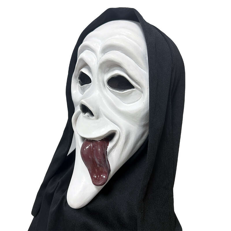 shanshi halloween mask New Halloween Movie Scream Scary Face Creepy Ghost Soft Latex Funny Horror Cosplay Costume Mask Party Props halloween party