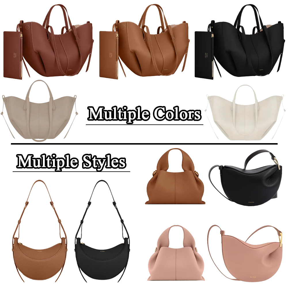 polenebag leather Suede Bag Cyme Khaite Tote P Half-Moon Hobo Designer Women Handbags Numero Dix Full-Grain Textured Calf Leather Beri Crossbody bag Shoulder