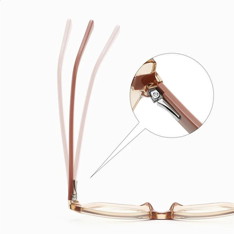 0-0.5-0.75 to -6.0 tea rack cat eye prescription glasses for low beam TR90 blue light blocker student Myopia Wonder 240924