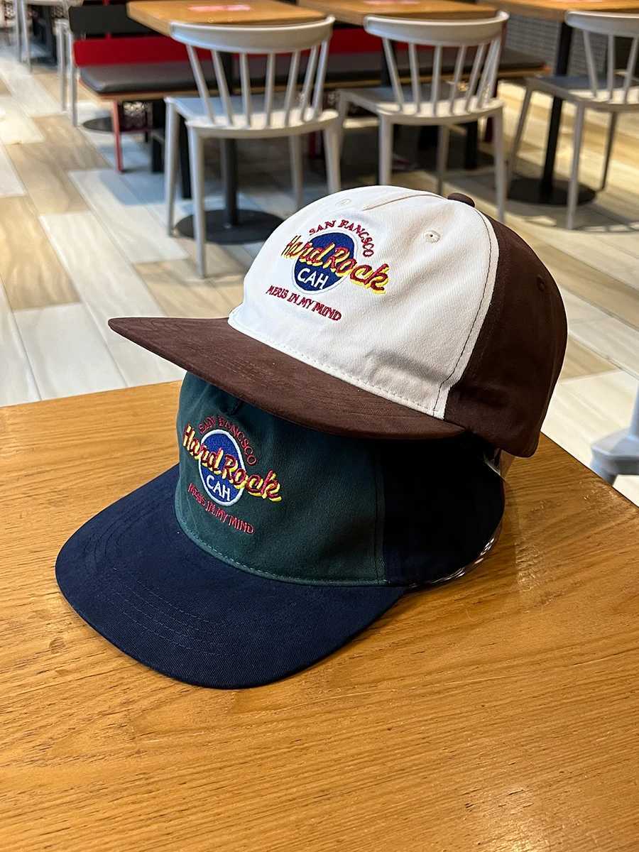 All-Match Flat Brim Peaked Cap Mens Korean Style Assorted Colors Retro Hip Hop Soft Top Baseball Cap Women M240926