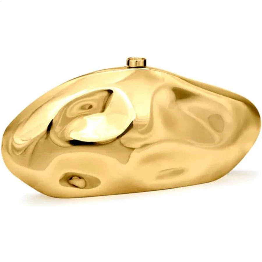 Irregular oval acrylic clutch bag women used for wedding parties ladies boutique solid color wallet and handbag 240926 9ec5