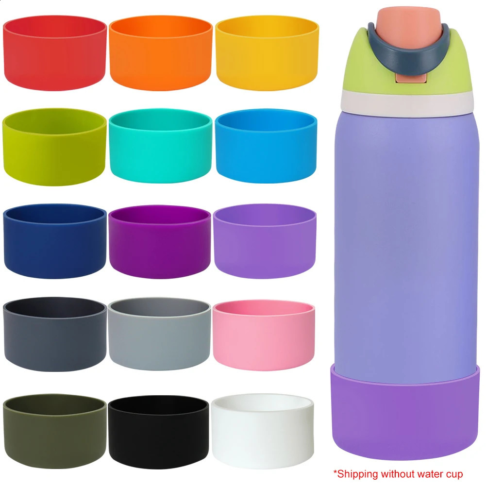 Silicone water bottle protective cover bottom for Owala 32oz Flask 240926