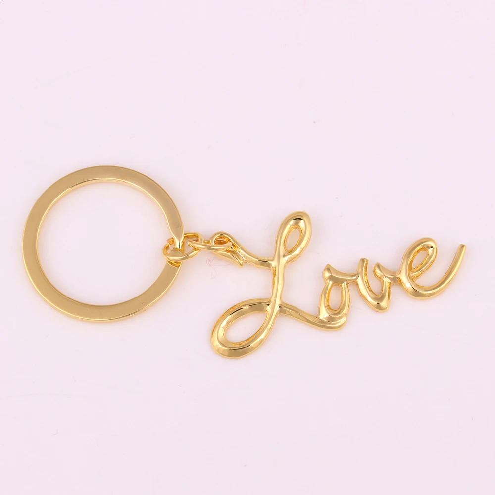 Friend Gift for Girlfriend and Lover Letter Love Keychain 240923