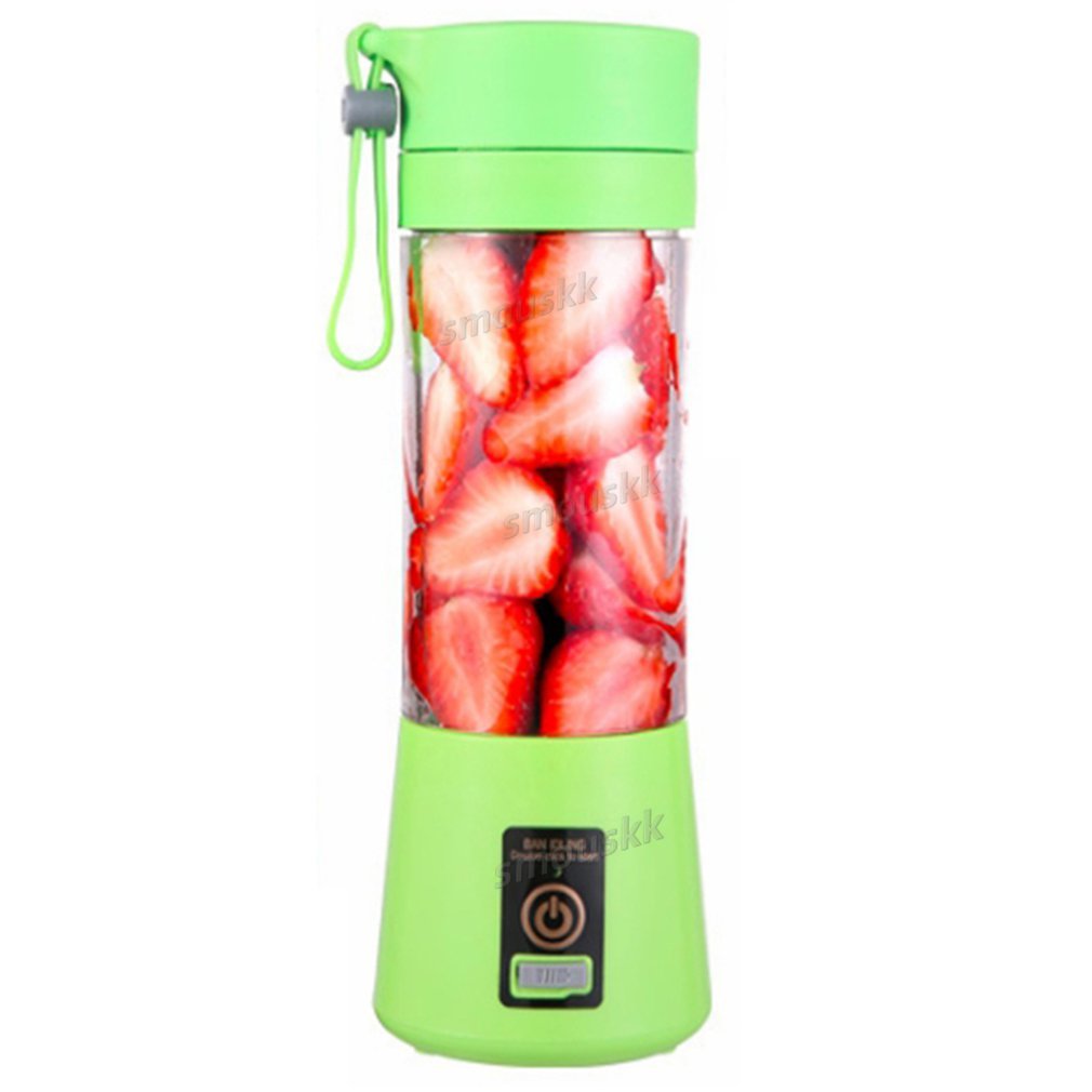 New 380ML USB Household Small Whirlwind Juicer Electric Juicer Cup Juice Cup Mini Food Processor Personal Blender Juice Blenders
