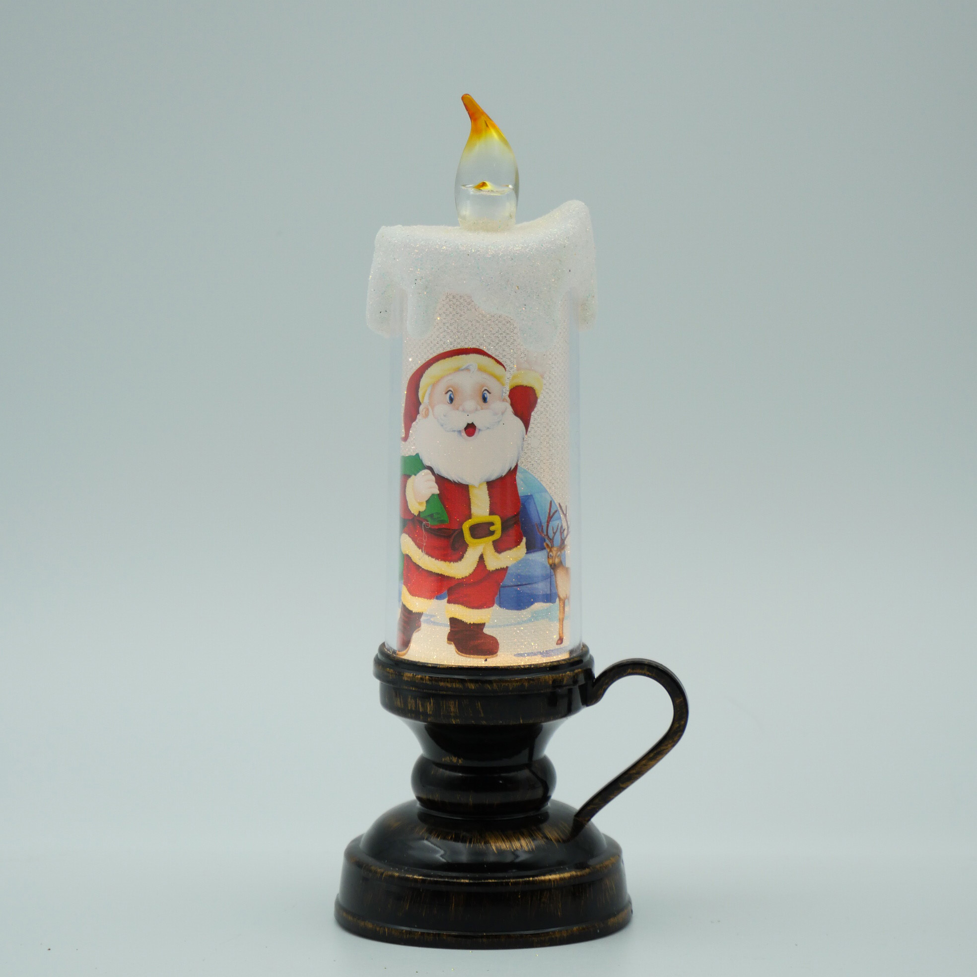 Christmas gift for children to send the family will light up the candle printing LED light decoration