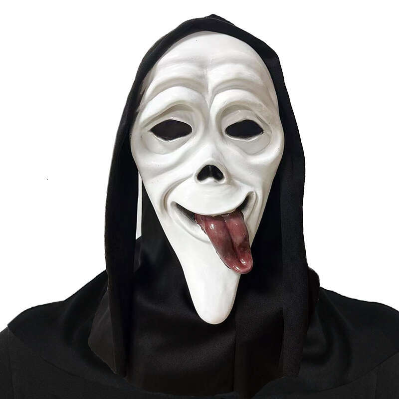 shanshi halloween mask New Halloween Movie Scream Scary Face Creepy Ghost Soft Latex Funny Horror Cosplay Costume Mask Party Props halloween party