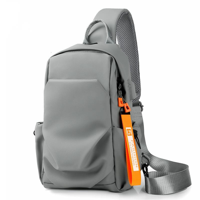 rendy and cool single solid color crossbody bag, fashionable, lightweight, casual small backpack, diagonal shoulder bag too