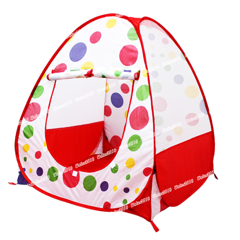 Children Kids Play Tents Outdoor Garden Folding Portable Toys Tent Indoor Outdoor Pop Up Multicolor Independent House 90*90*90CM