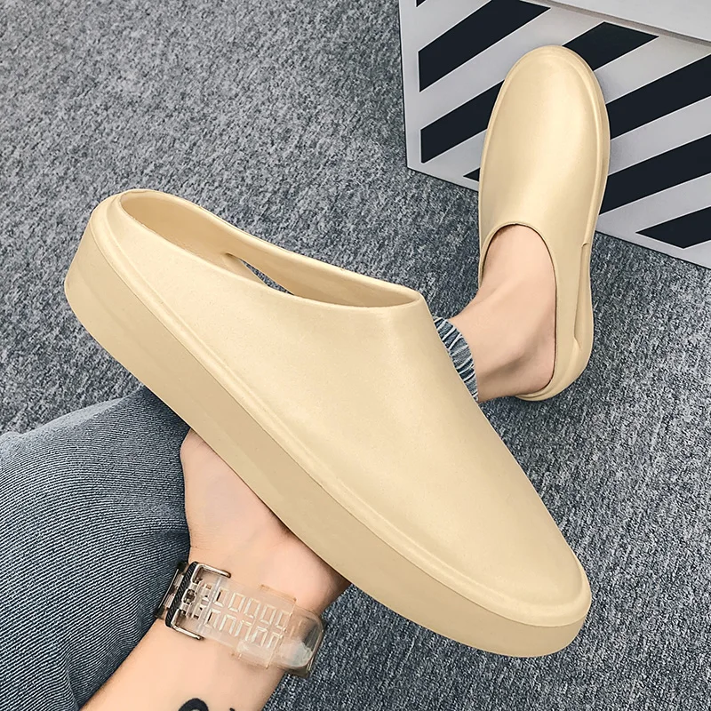 Men's chef shoes Couple's Slippers non slip waterproof EVA Women durable comfortable Women Outdoor Sandals Men Flat Beach