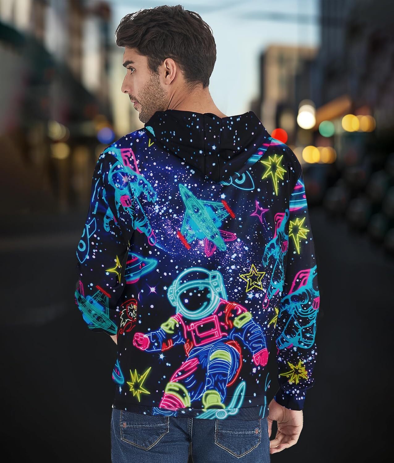 Hoodie for Mens Womens 3D Novelty Hoodies Pullover Sweatshirt Graphic Print With Pockets Graphic Hoodies sweatshirt fashion