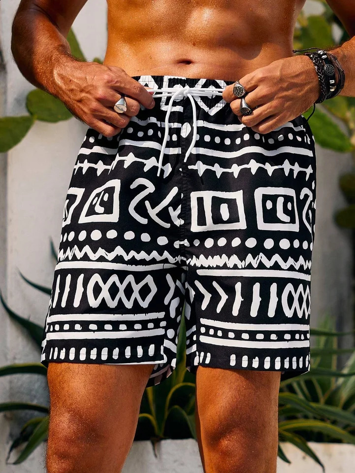 Summer Mens 3d Retro Camouflage Outdoor Sports Shorts Casual HighQuality Beach Skateboard Swimming And Surfing 240926