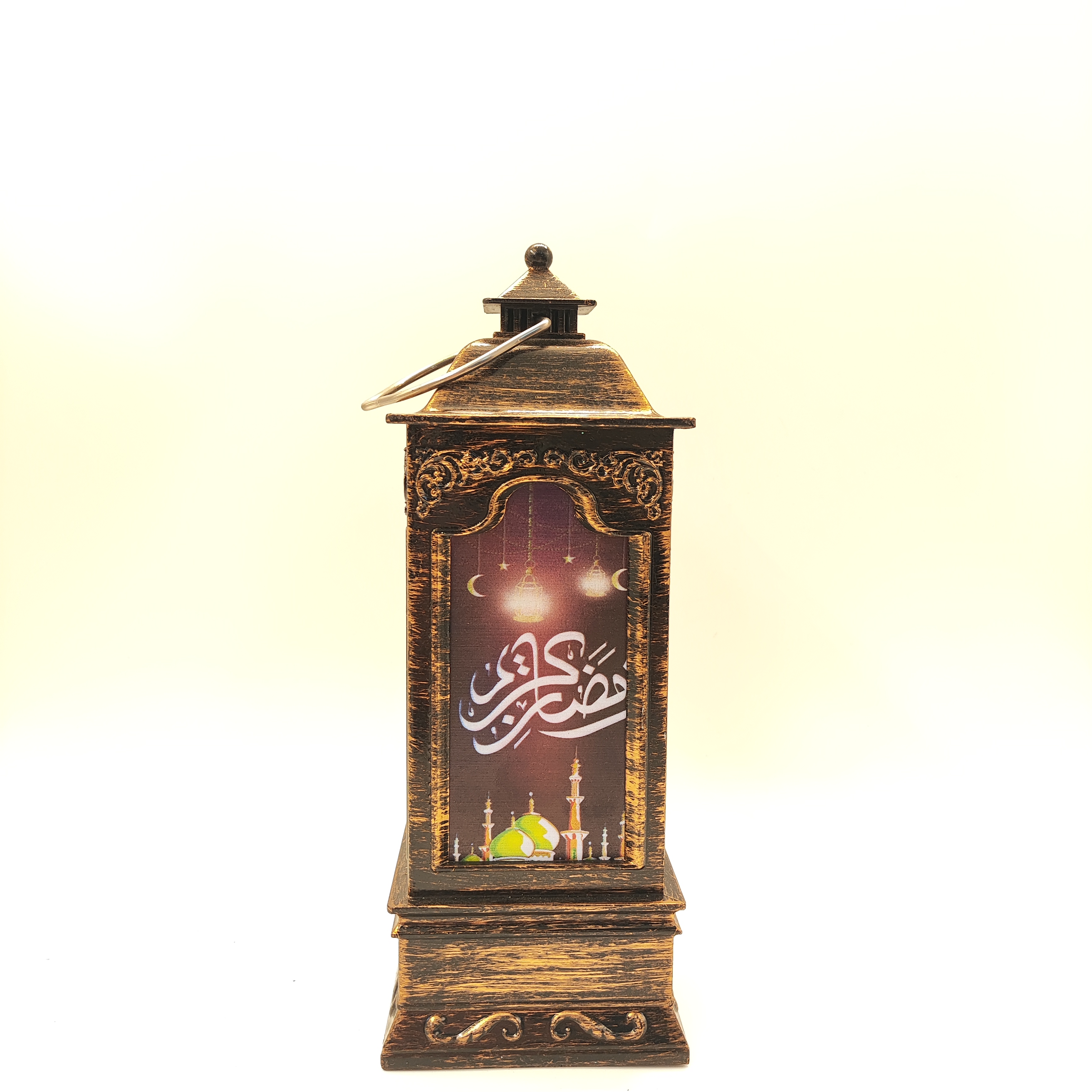 Middle East holiday gift new generous wind lamp printing LED warm white light decoration