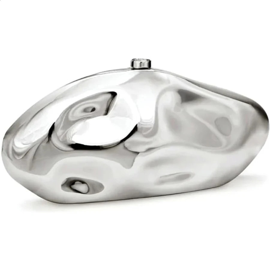 Irregular oval acrylic clutch bag women used for wedding parties ladies boutique solid color wallet and handbag 240926 9ec5