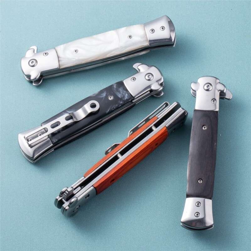 4'' High Hardness Outdoor Folding EDC Pocket Multi-Purpose Fruit Cutter And Steak Survival Knife Camping