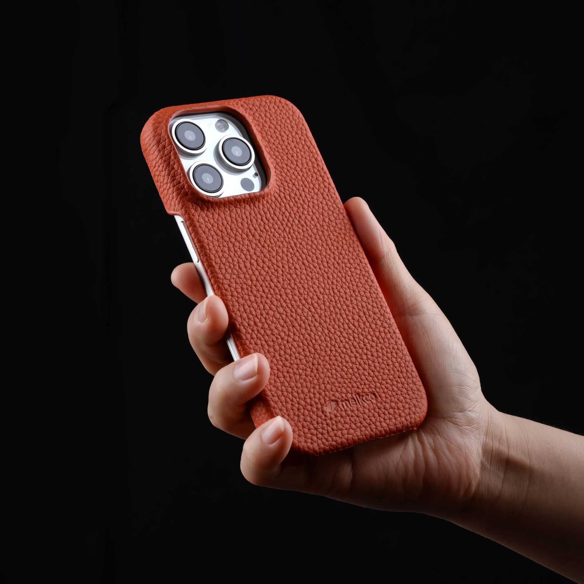 Melkco Magnetic Genuine Leather for IPhone 16 16pro High-quality Cowhide Business Mobile Phone Protective Case M240927