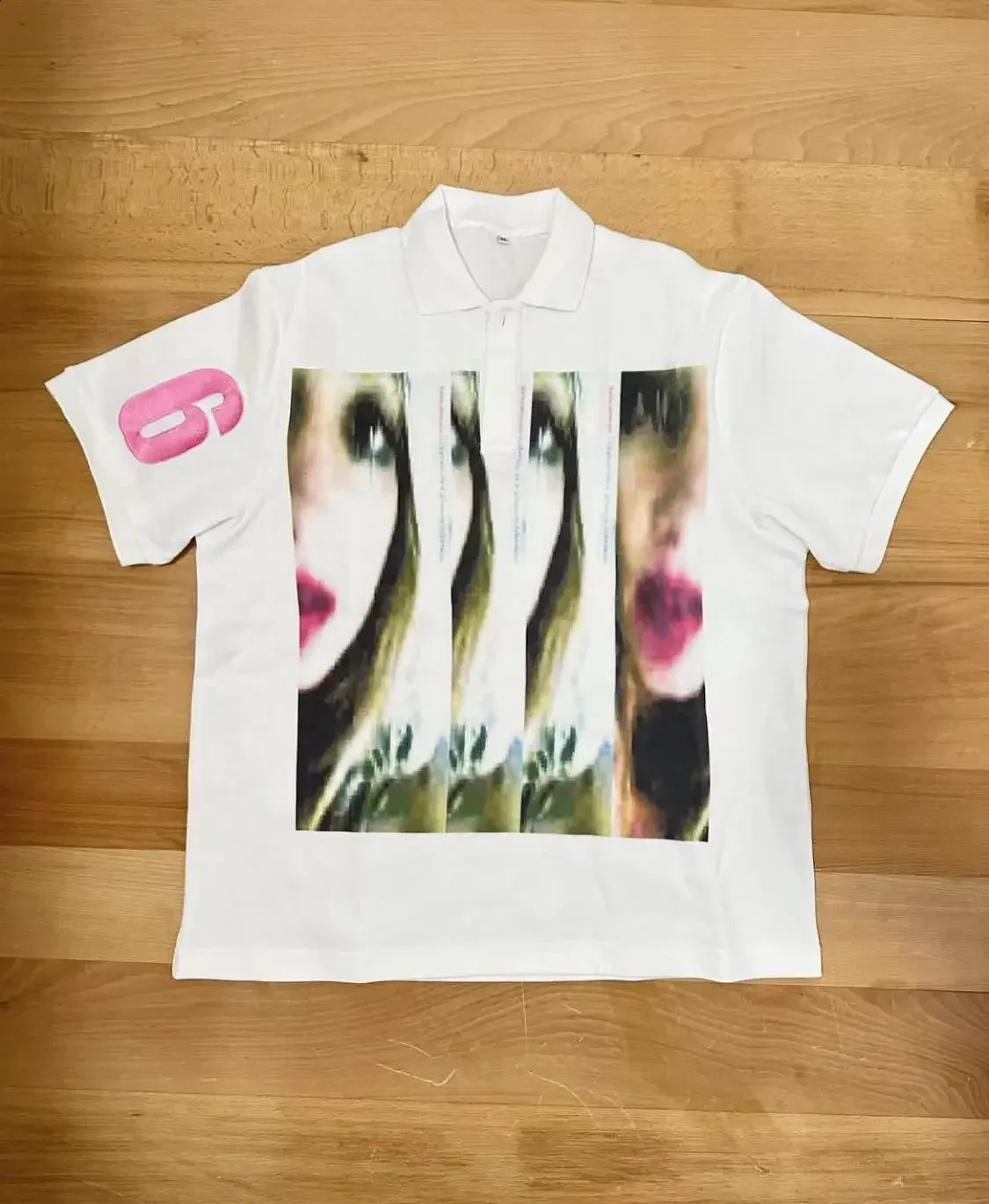 Summer Button Shirt Y2K Retro Collar Tshirt Casual Loose Short Sleeve Anime Graphic Printed Top 240926