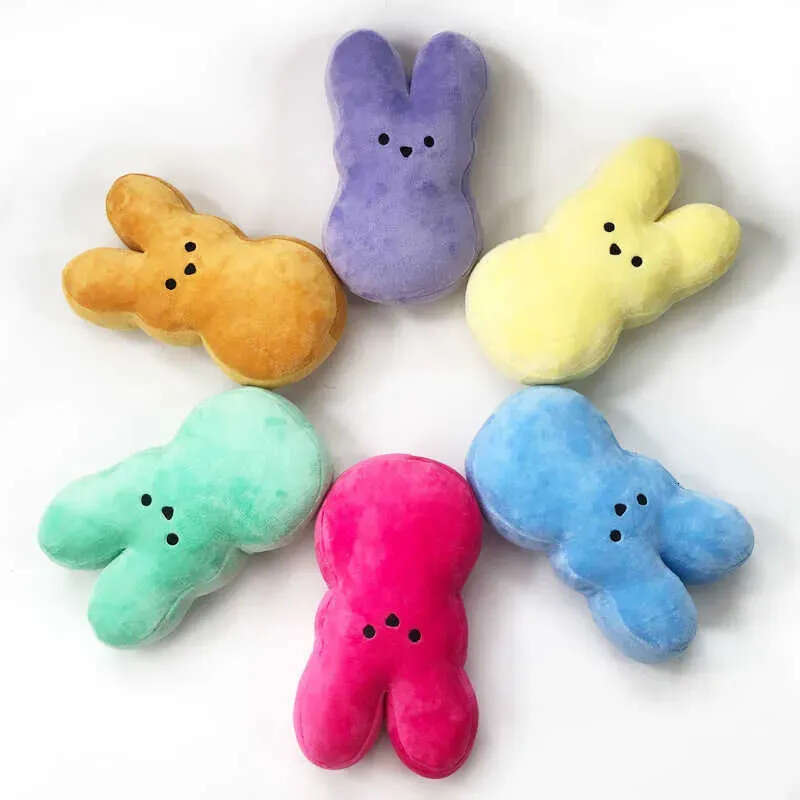 Plush Easter Toys Bunny New Cartoon Rabbit Dolls PEEPS Stuffed Animals Toy 15Cm 020