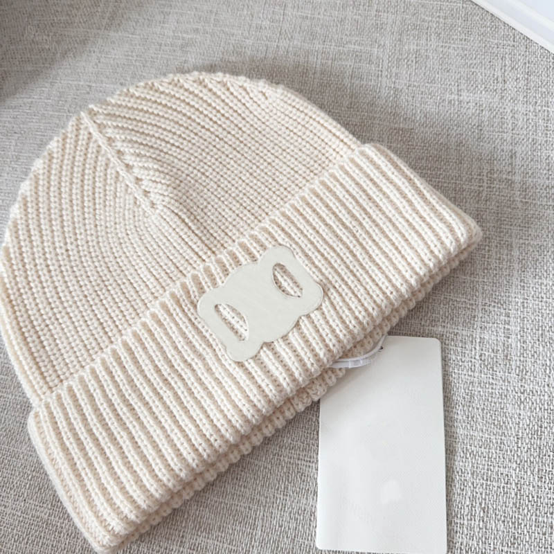 Women Mens Beanie Hats Designer Knitted Hat Bonnets Winter Cap Popular Warm Bonnets Bean Skull Caps Wool Luxury Beanies Accessories Black Pink 13 Color 2024