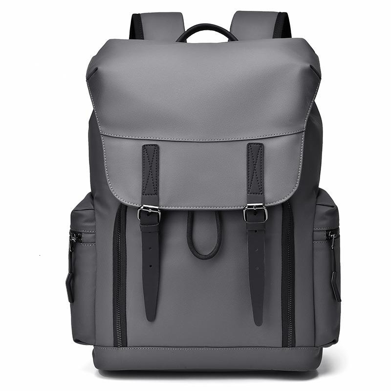 Backpack contrasting color large capacity computer travel bag commuting too designer bag