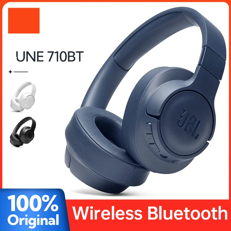 TUNE 710BT Wireless Bluetooth 5.0 Headphones T710BT Pure Bass Earphone Noise Reduction Gaming Sports Headset Handsfree Mic