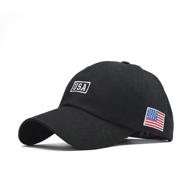 FS White American Flag Baseball Caps For Men Brand Streetwear Hip Hop Cap Cotton Women Snapback Trucker Hats Bones Masculinos M240926