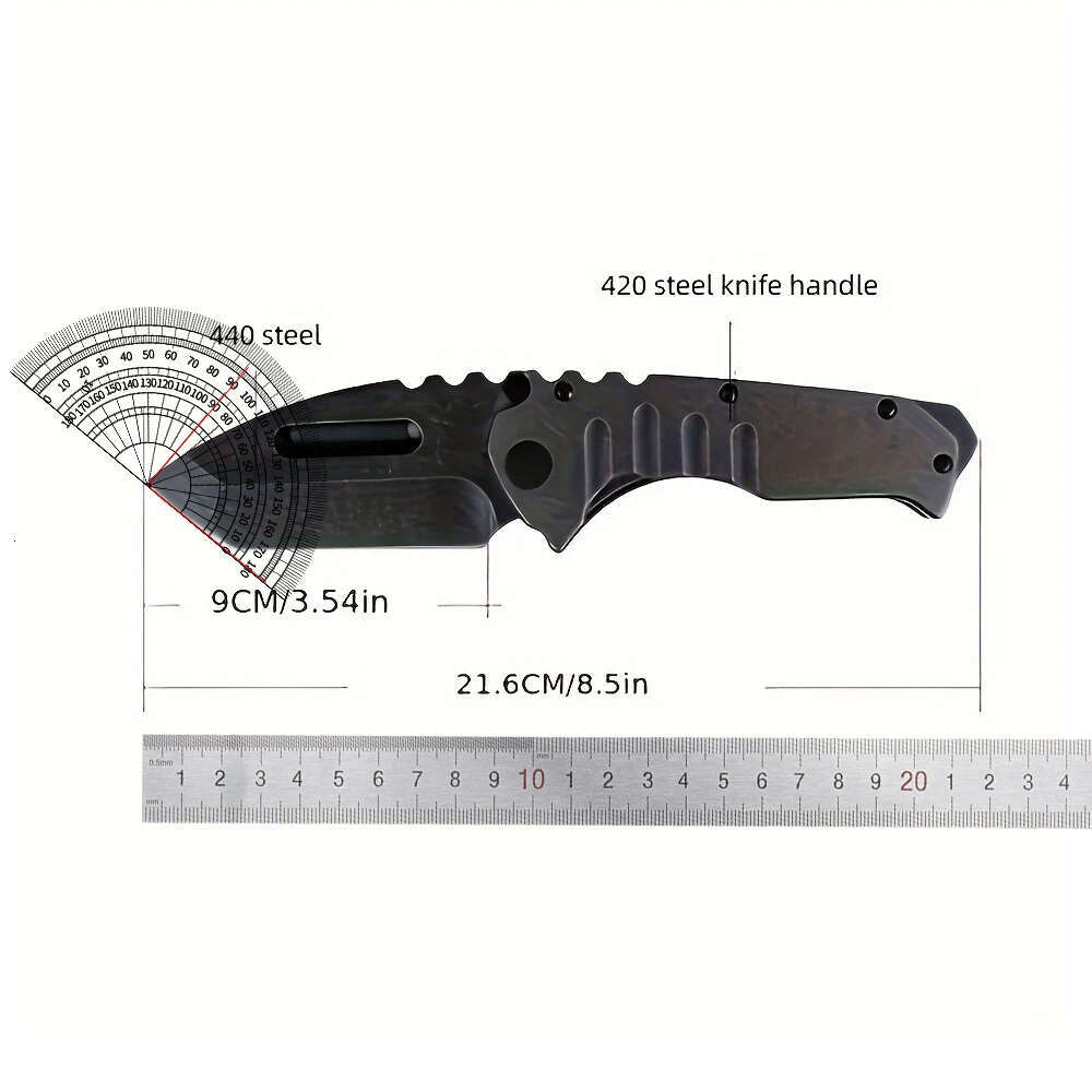 Pocket Folding D2 Steel All Blade Handle Outdoor Camping Hunting Knives Portabl EDC Flipper Security Agency Knife