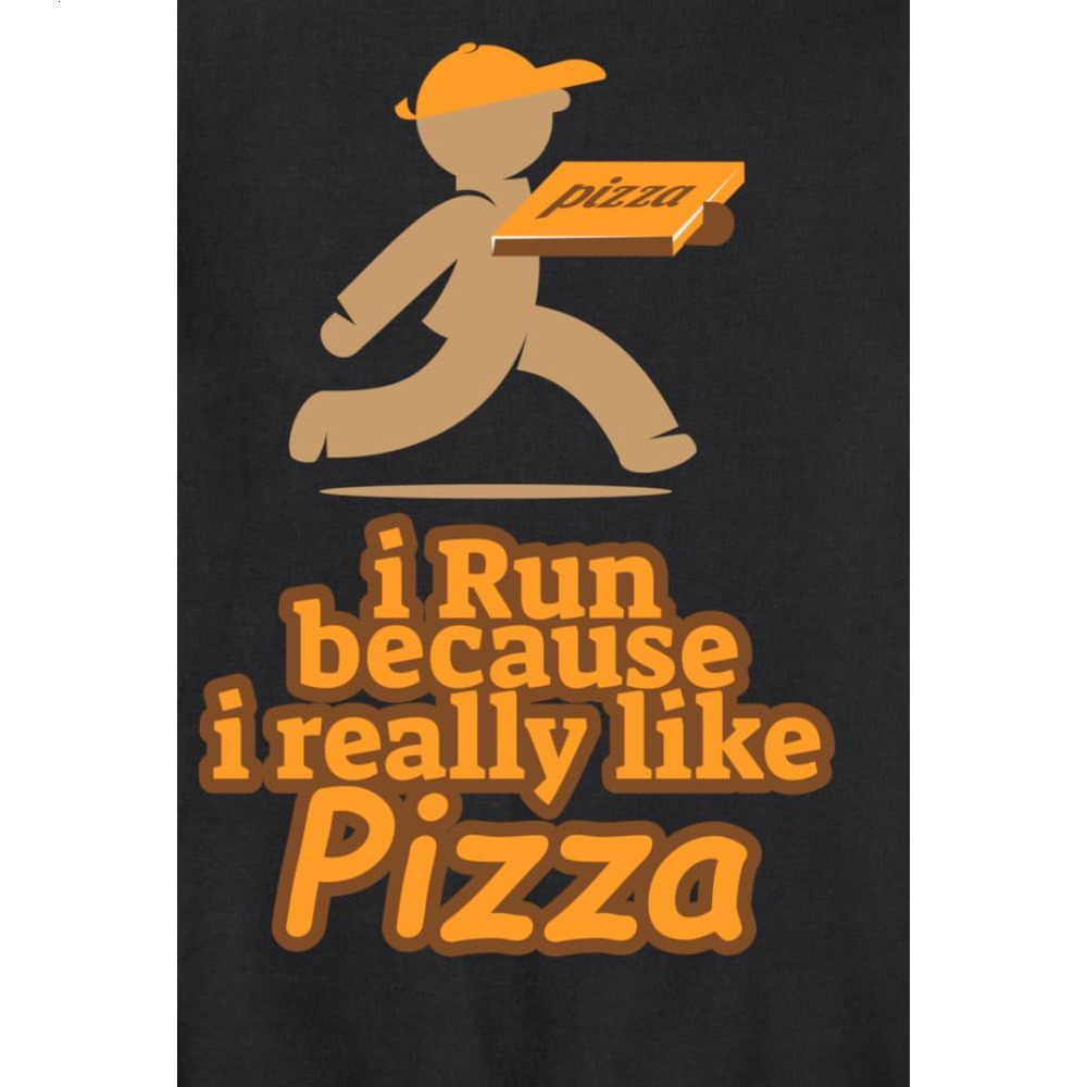 Hoodie for Mens Womens I Run Because I Like Pizza Funny Race Runner Gift Sweatshirt Graphic Hoodies sweatshirt Pullover Long Sleeve