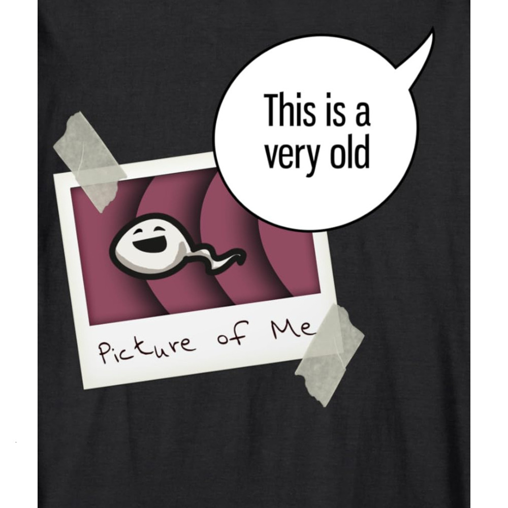 Long Sleeve Shirts for Men sweatshirt This Is Very Old Picture Of Me - Funny Sperm Selfie Long Sleeve Tee Streetwear Casual tops clothes