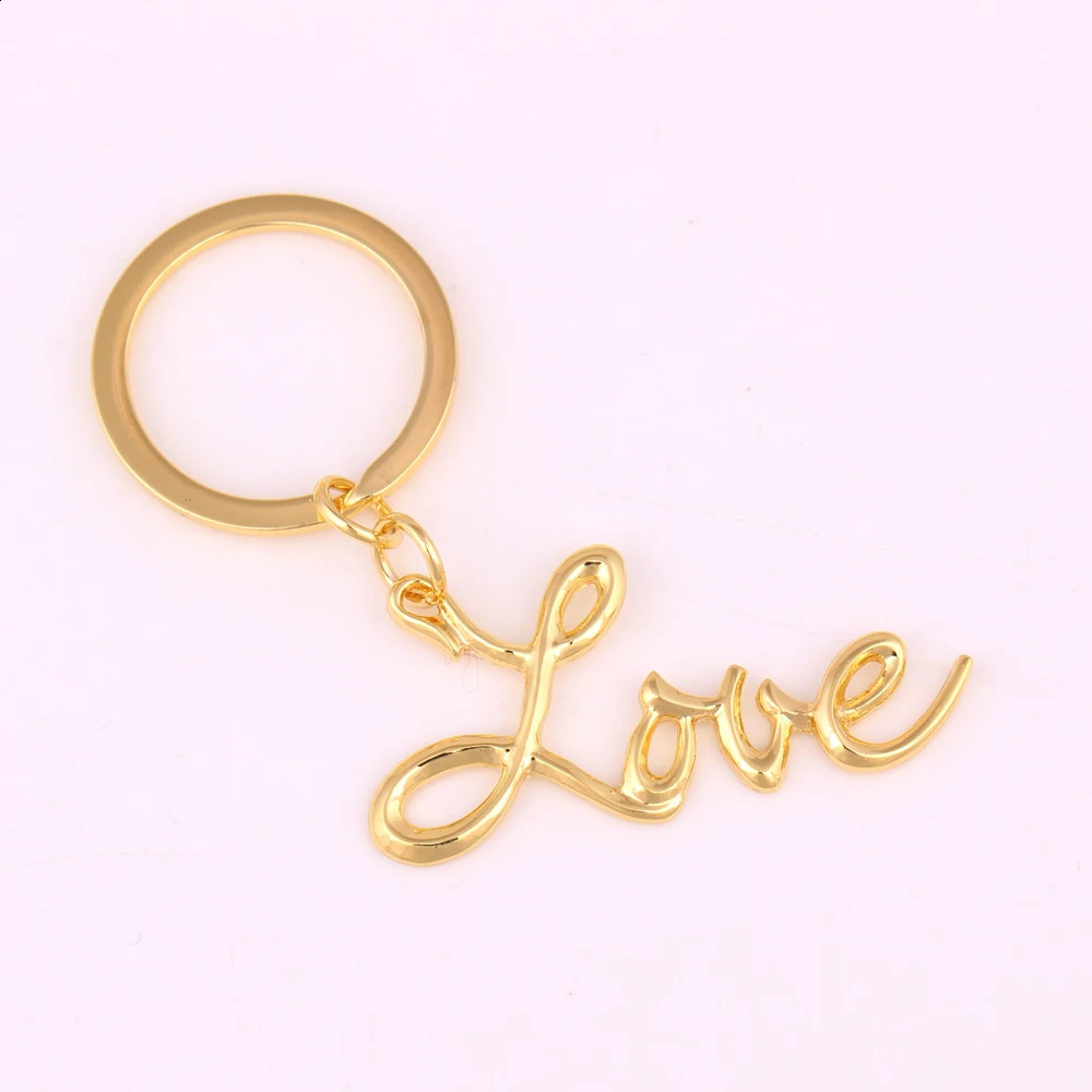 Friend Gift for Girlfriend and Lover Letter Love Keychain 240923