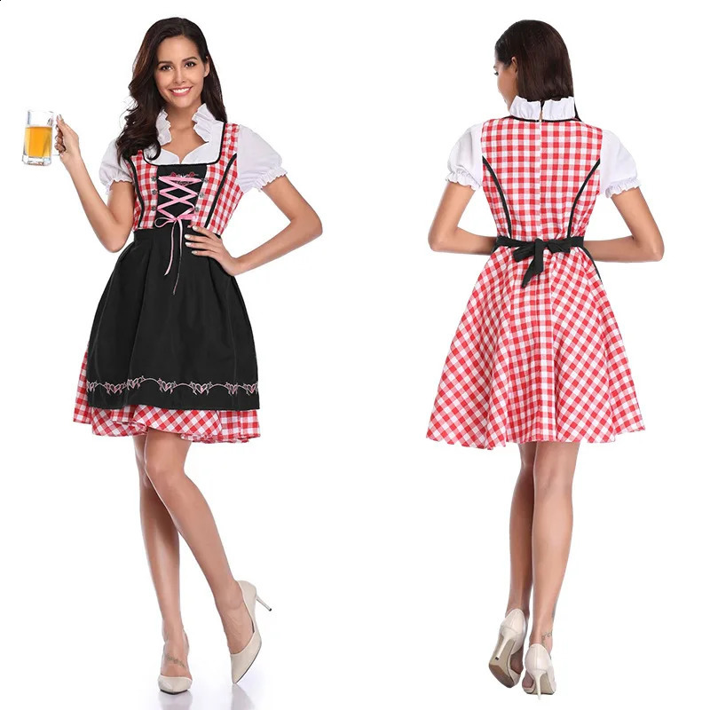 Halloween costume for adult women prosperous beer festival costume German size traditional Bavarian dress Plus 240927