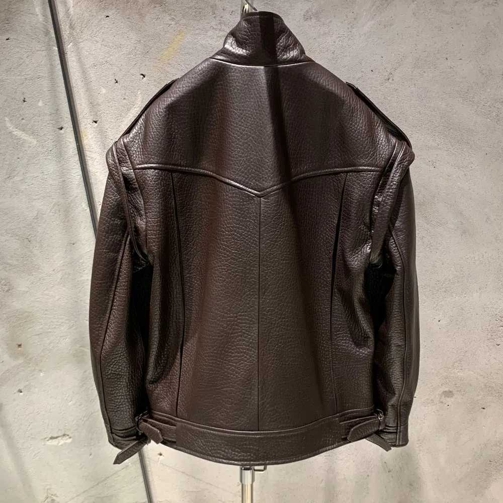 Womens Jacket Leather Oversized Womens Genuine Sheepskin Coat Womens Spring and Autumn Coat NL053 W240926