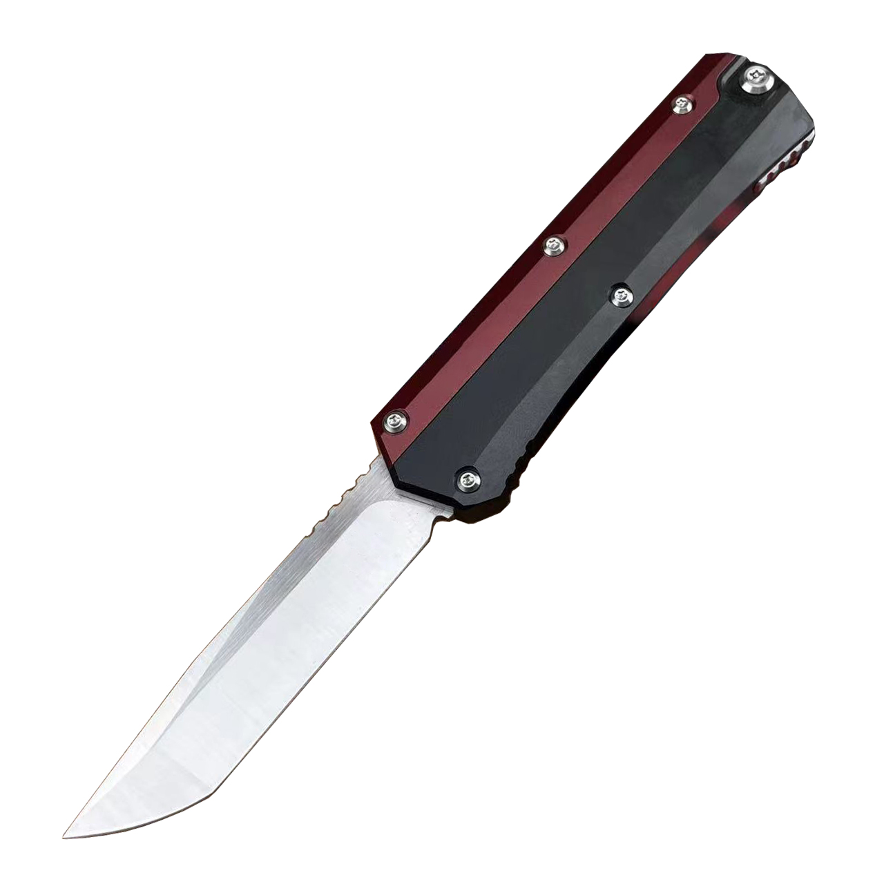 High End Tactical Knife D2 Satin Tanto Point Blade CNC Aviation Aluminum Handle Outdoor EDC Pocket Knives With Nylon Sheath 5 Styles
