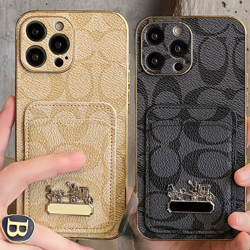 Fashion Leather PU Cell Phone Cases Designers for Iphone case 11 12 13 14 15 plus pro max Soft Case High Qualiry Real Cover Protective shell Protector with card pack