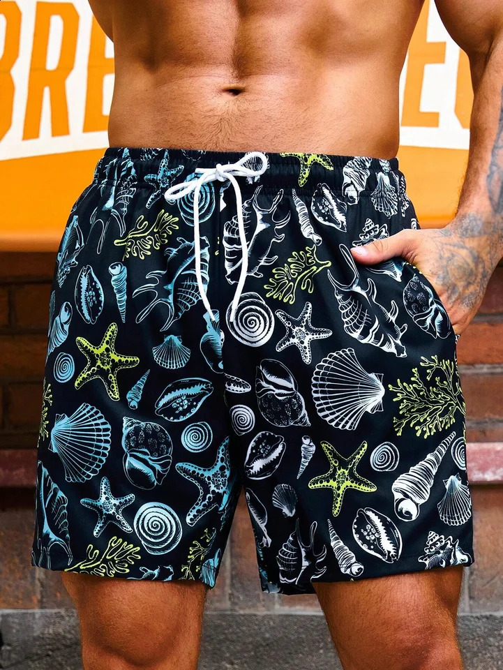Summer Mens 3d Retro Camouflage Outdoor Sports Shorts Casual HighQuality Beach Skateboard Swimming And Surfing 240926