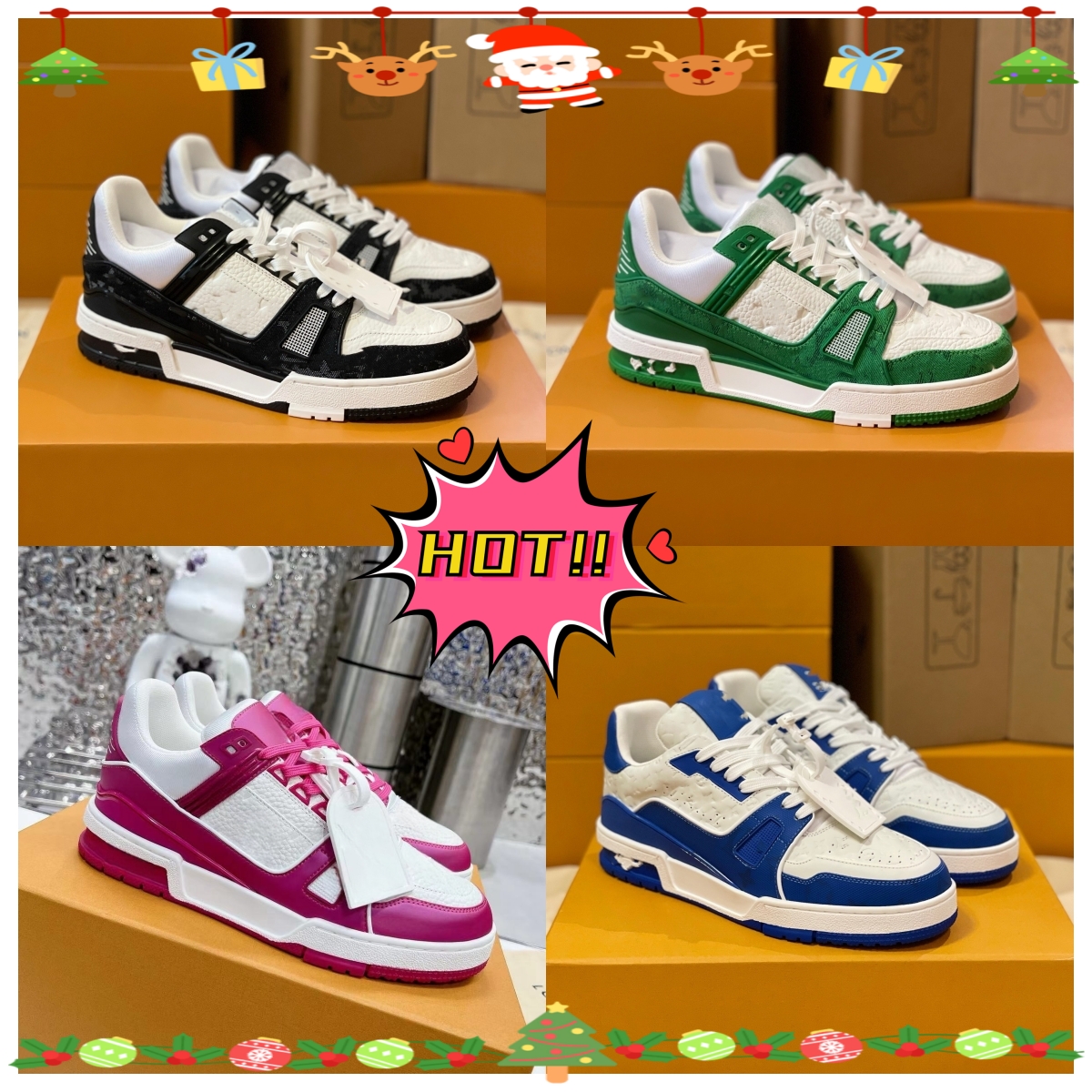 HOT SALE mens shoes skate running shoes luxury designer shoes women shoes men Embossed luxury leather sneakers mens trainers fashion platform casual outdoor shoes