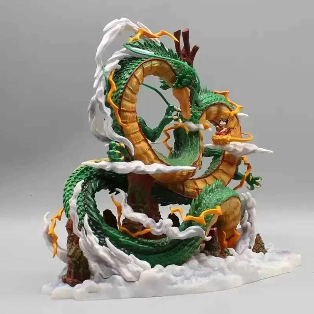 Toy Anime Z 22cm Shenron Figure With kid Goku Figurine PVC Action Figures Shenlong Collectible Model Statue Toys 4 s s