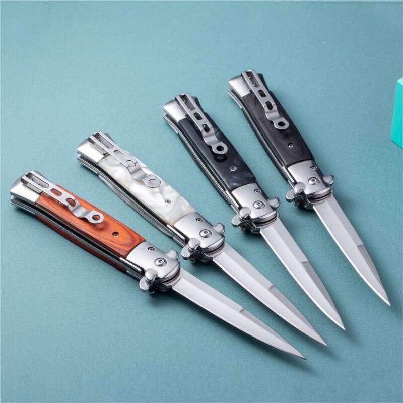 4'' High Hardness Outdoor Folding EDC Pocket Multi-Purpose Fruit Cutter And Steak Survival Knife Camping