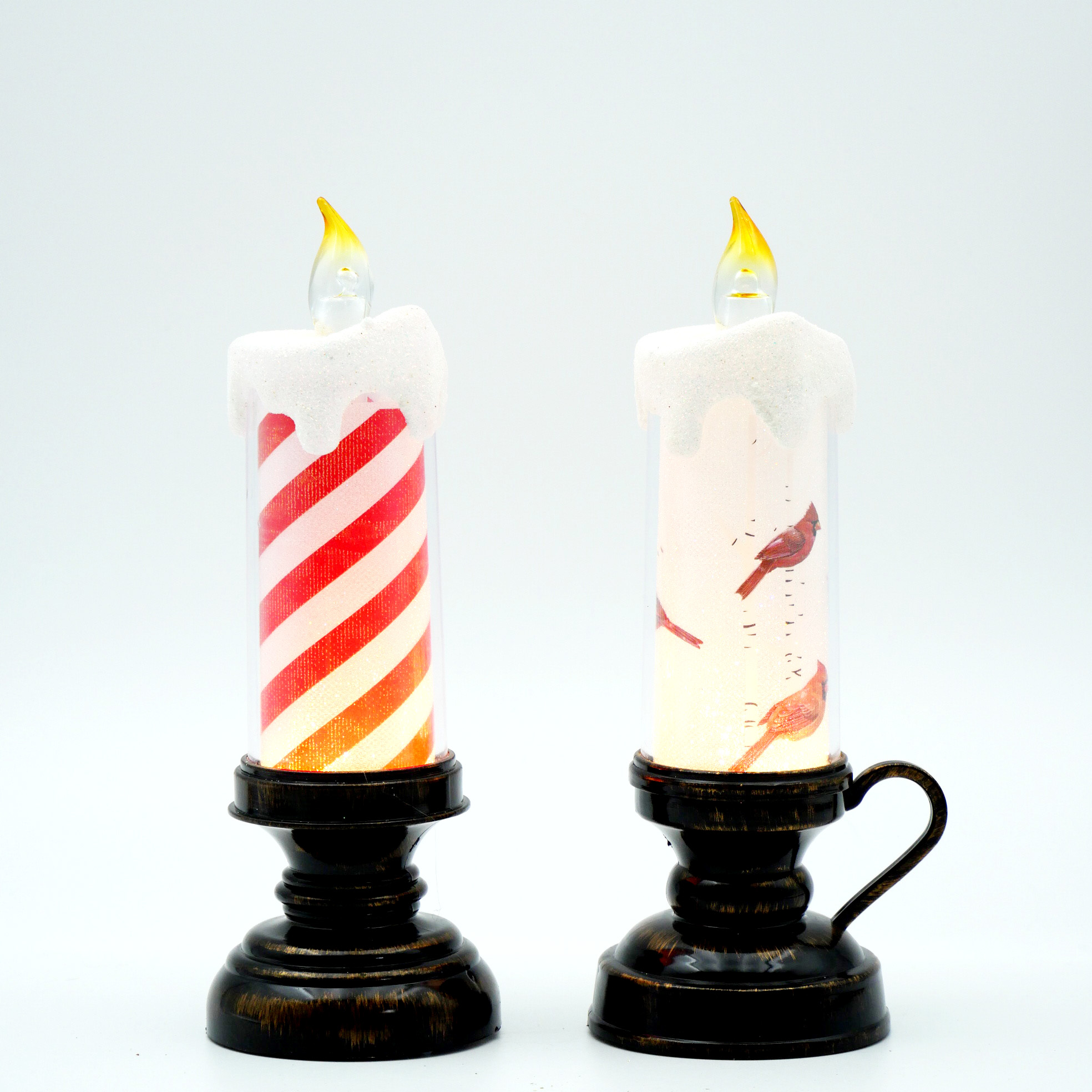 Christmas gift for children to send the family will light up the candle printing LED light decoration
