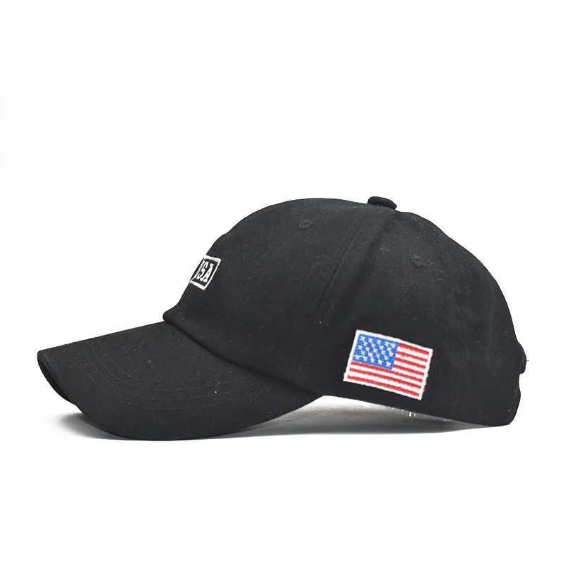 FS White American Flag Baseball Caps For Men Brand Streetwear Hip Hop Cap Cotton Women Snapback Trucker Hats Bones Masculinos M240926