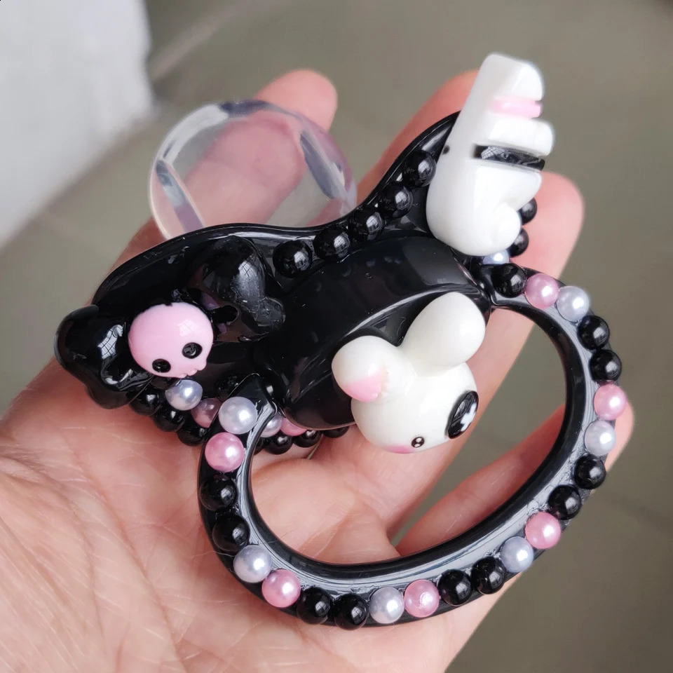 DDLG adult pacifier cute large-sized silicone naughty rabbit adult pacifier suitable for fathers and girls 240920