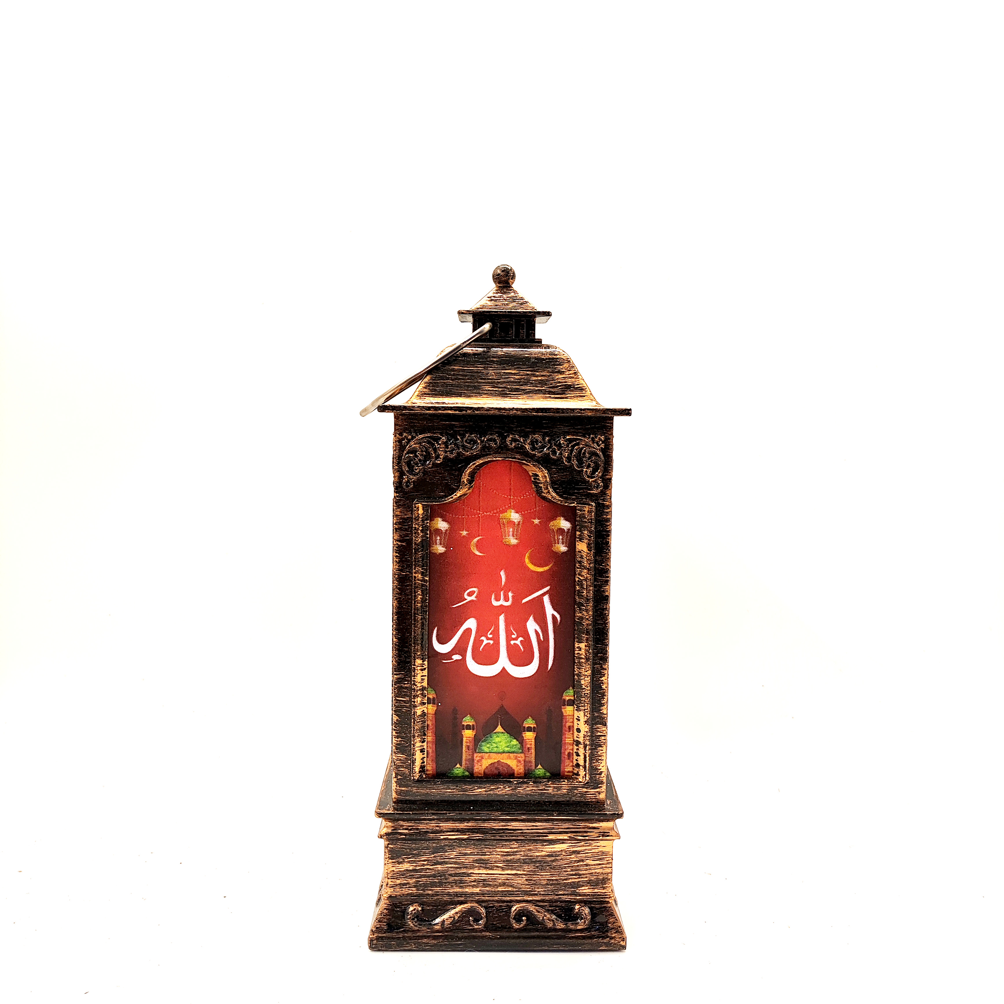 Middle East holiday gift new generous wind lamp printing LED warm white light decoration