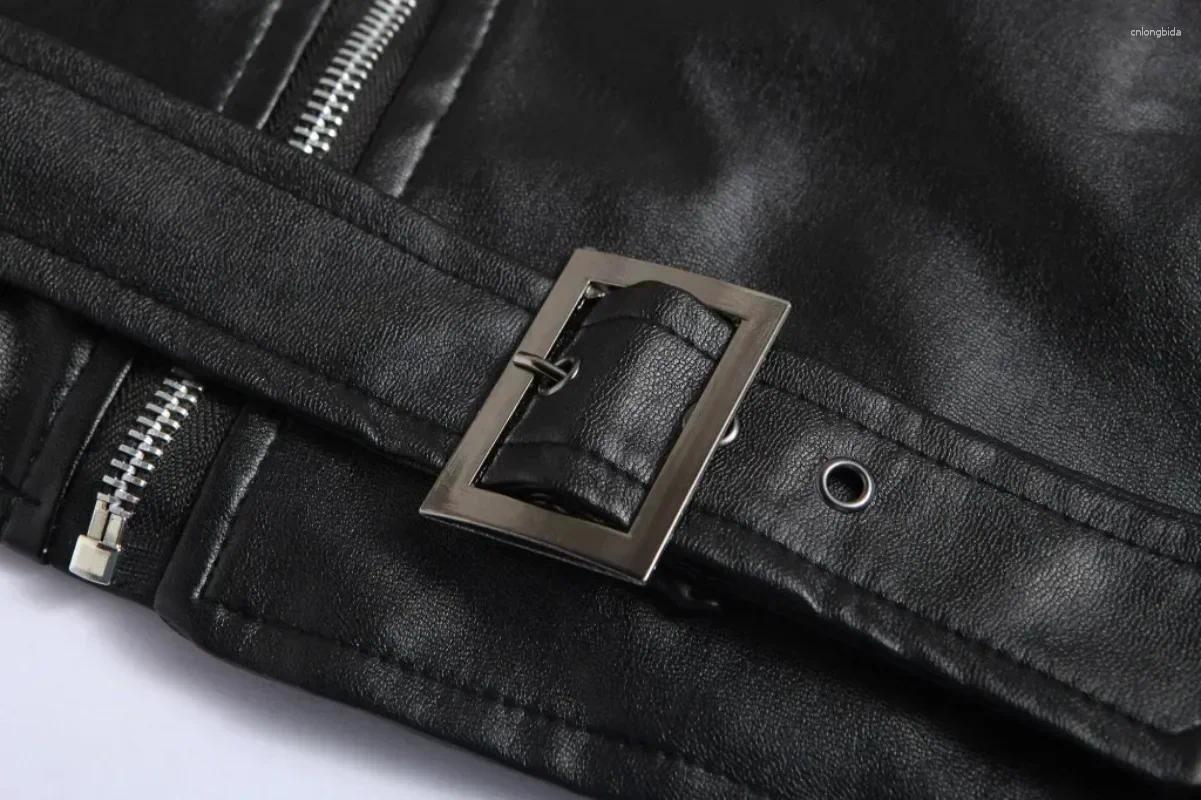 Mens Vest - Premium Motorcycle Jacket Classic Style, Ideal Leather Biker Vests For Men, Lightweight for Daily Use