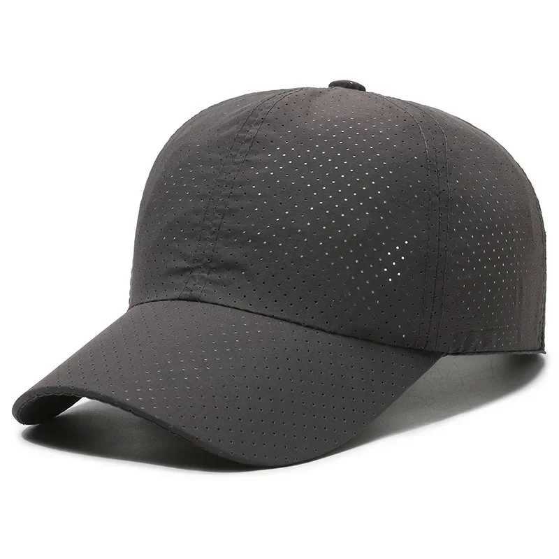 Women Men Mesh Baseball Cap Snapback Outdoor Breathable Golf Fishing Hats Quick Dry Waterproof Sport Sunscreen Summer Ventilate M240926