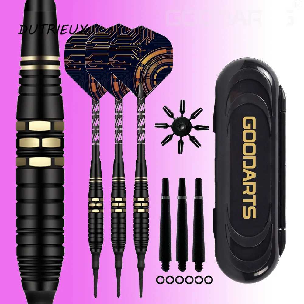 High quality plastic pointed dart professional 18g electronic dart board with high-end dart box mechanical dart feather dart set W240926