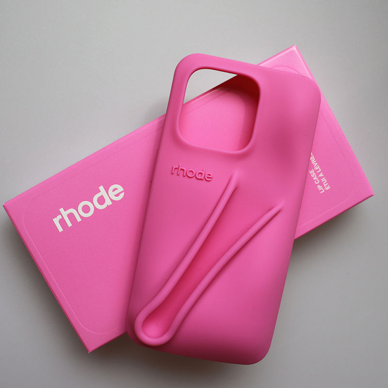 rhode phone case Lipstick Case iphone 16 pro max cases Lip Gloss Lipstick Lip Balm 3D Make-Up Silicone Phone Case for iPhone 15 14 13 Holder Cover Sil