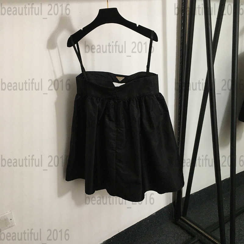 Casual Dress designer Nylon Designer Sleeveless Summer Luxury For Women Spaghetti Strap Dress Short Ladies Womens One Piece